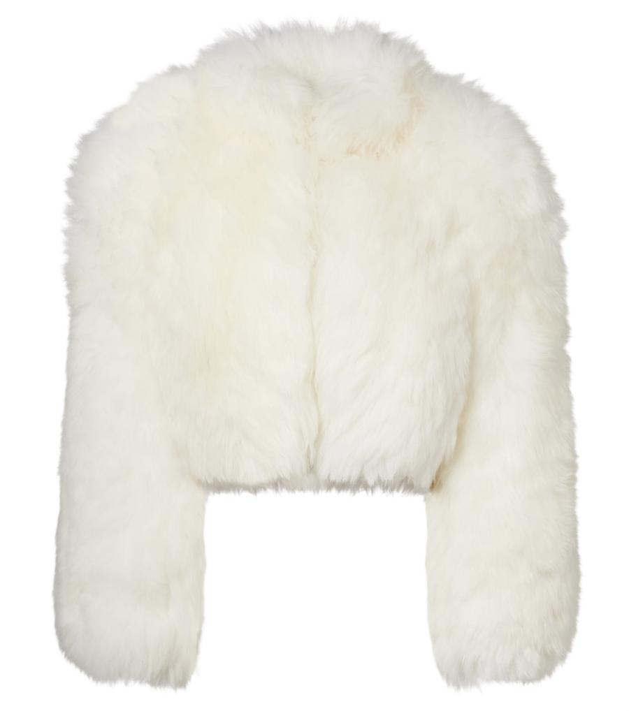 Alaïa Cropped shearling jacket