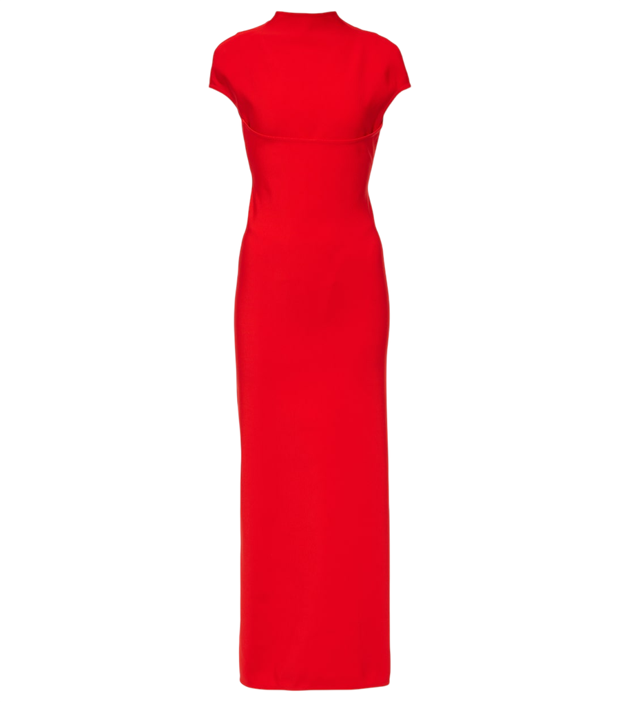 Robe longue Alaïa en jersey ajouré