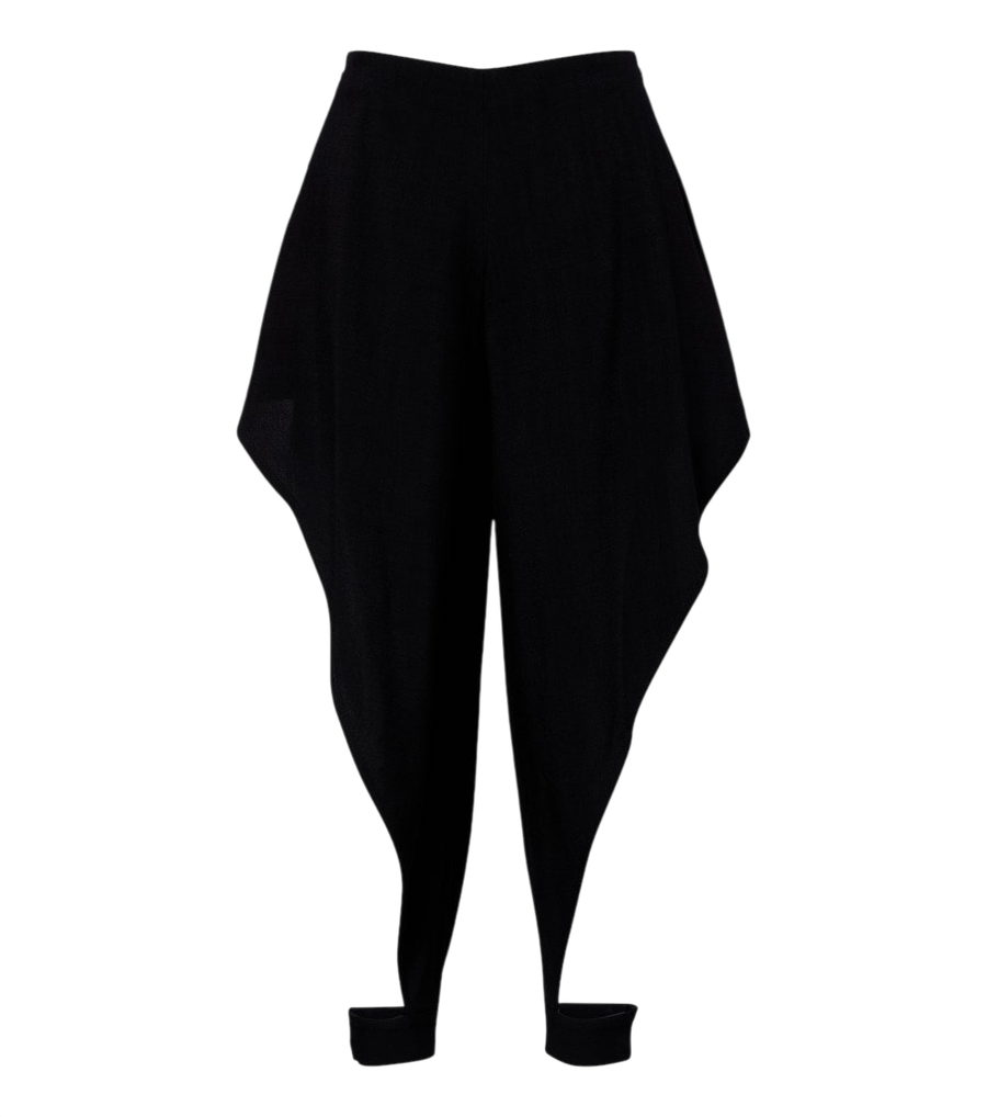 Alaïa Cutout ruffled tapered pants