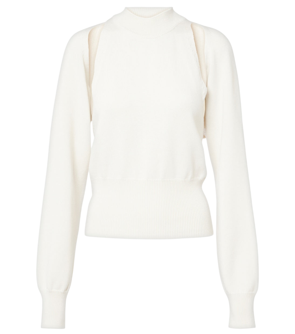 Alaïa Cutout wool sweater