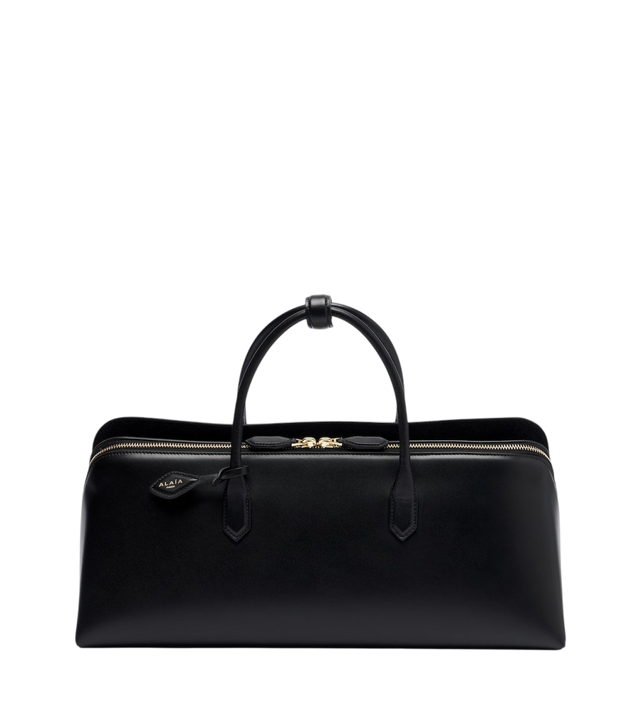 Sac porté main moyen modèle Delta en cuir Alaïa