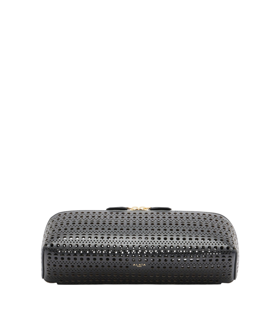 Alaïa Delta Pochette piccola in pelle