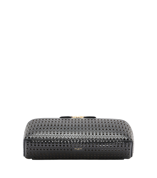 Alaïa Delta Pochette piccola in pelle