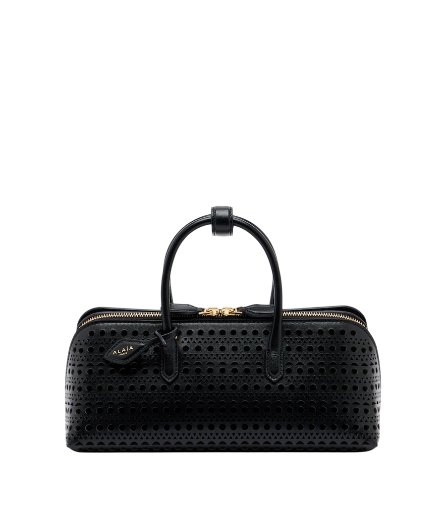 Alaïa Delta Small Vienne leather top-handle bag