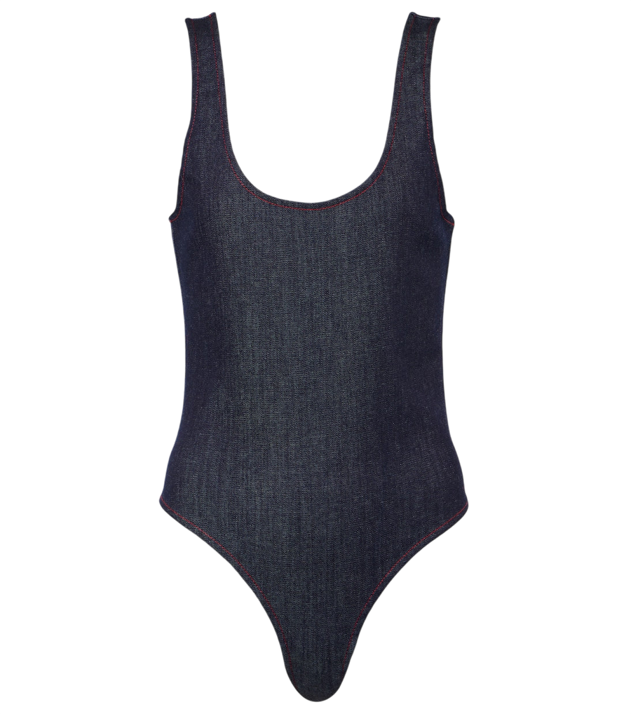 Body en jean Alaïa