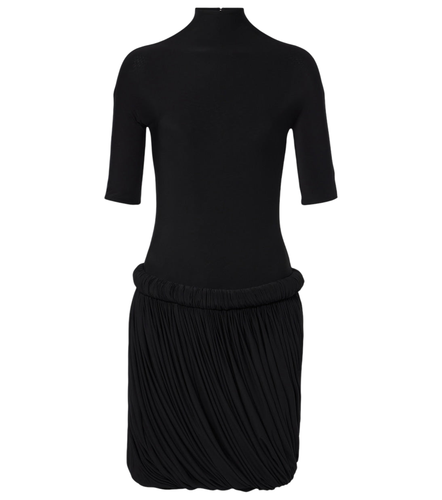 Alaïa Draped jersey midi dress