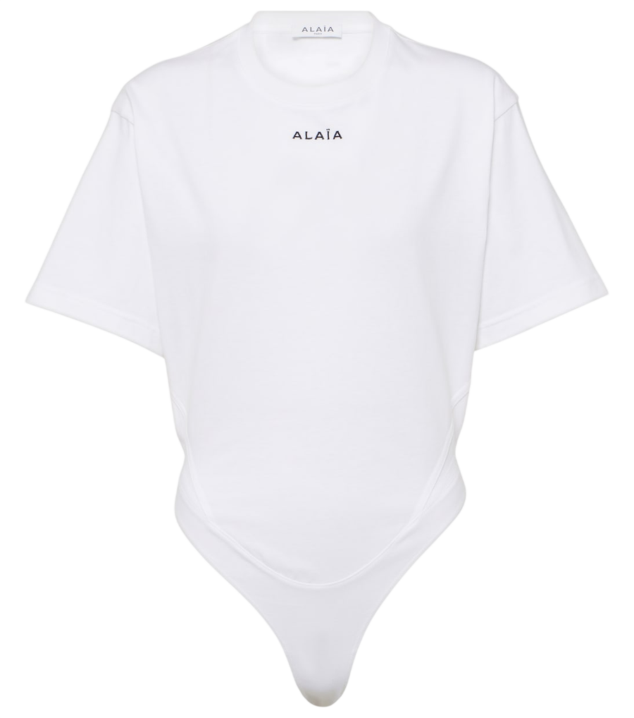Body de punto de algodón fluido Alaïa
