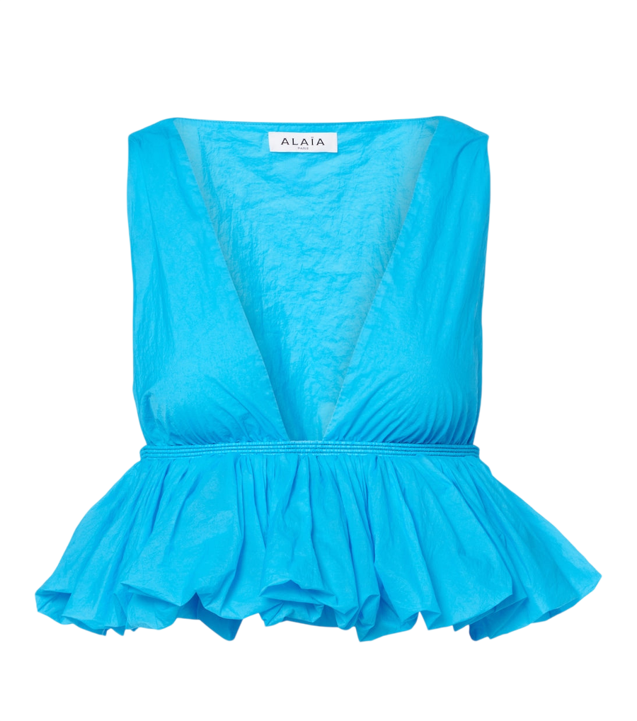 Top corto drapeado Alaïa