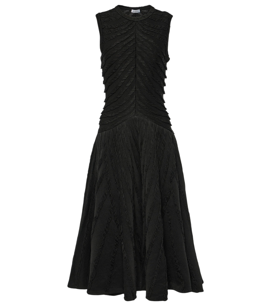 Alaïa Gathered midi dress