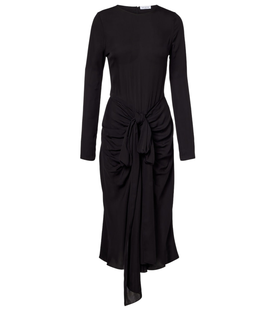 Alaïa Gathered midi dress