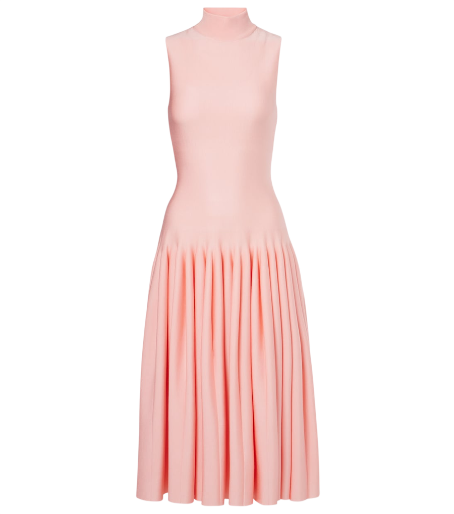 Alaïa Godet midi dress