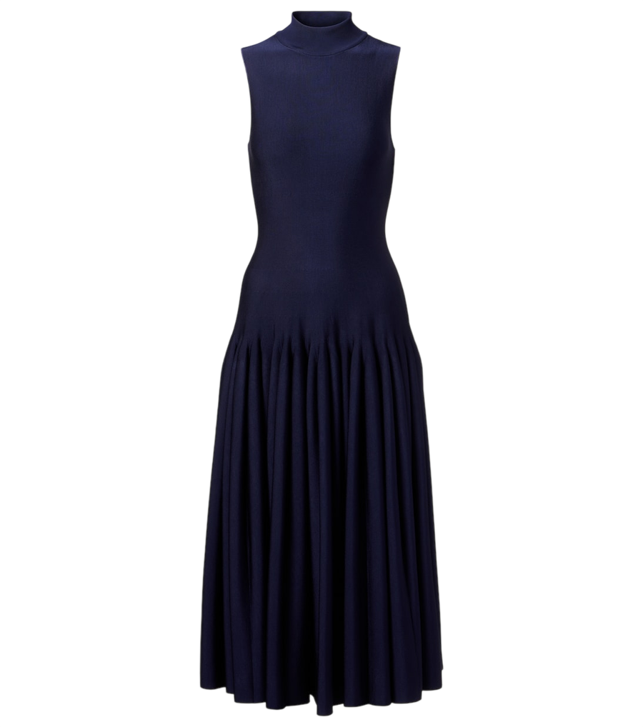 Robe midi Alaïa en godet