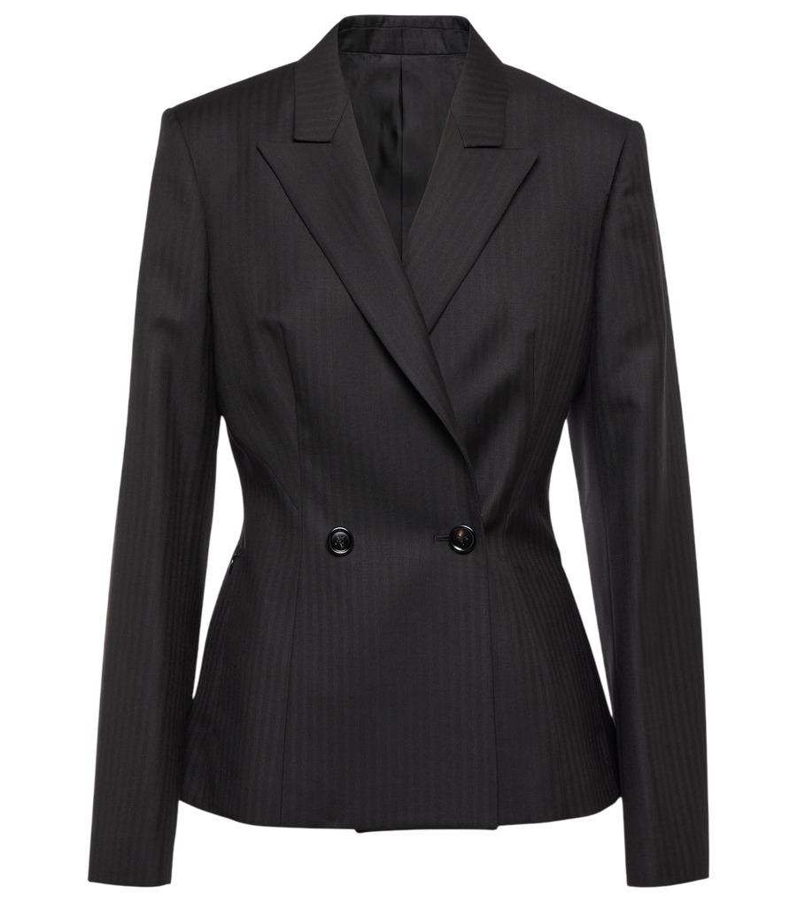 Alaïa Herringbone wool gabardine blazer