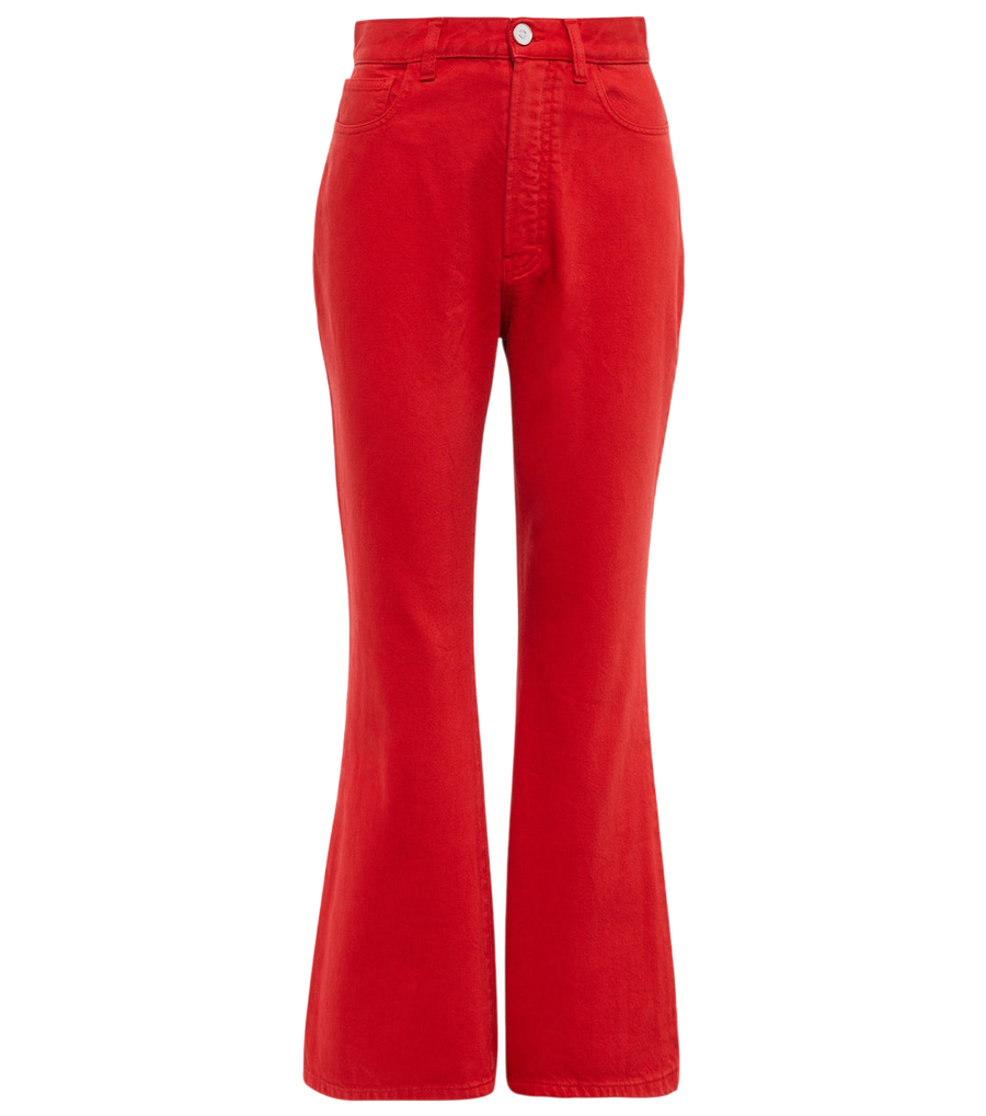Jeans bootcut de tiro alto Alaïa