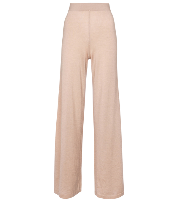 Alaïa High-rise cashmere-blend pants