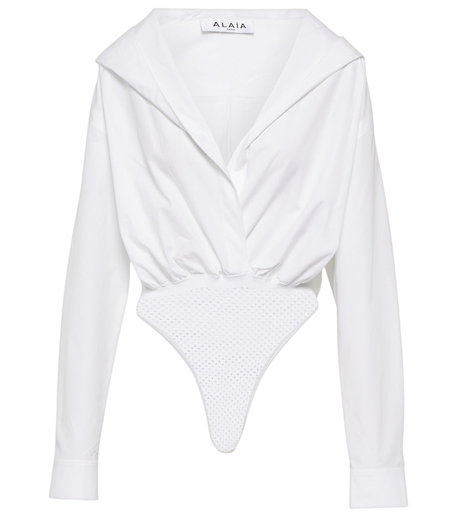 Body de algodón con capucha Alaïa