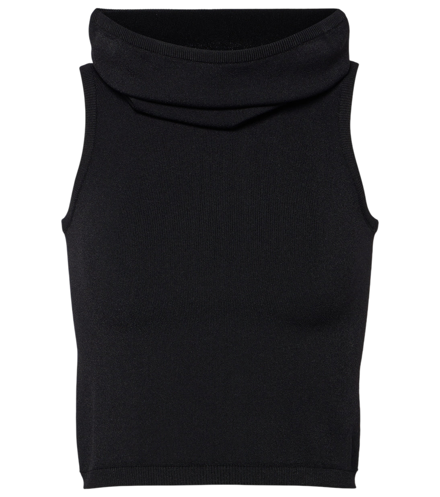 Alaïa Hooded crop top