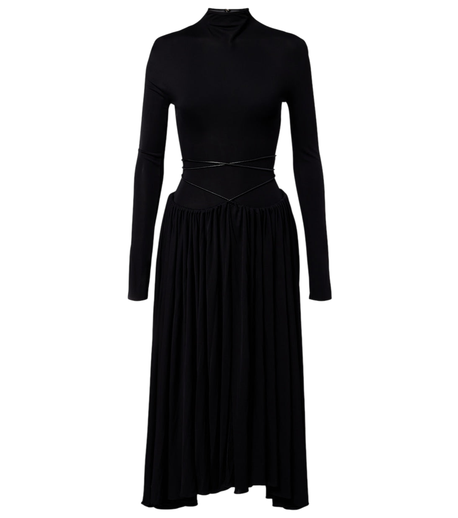 Vestido midi de punto Alaïa