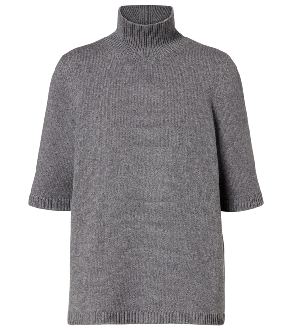 Alaïa Knitted cashmere-blend turtleneck top