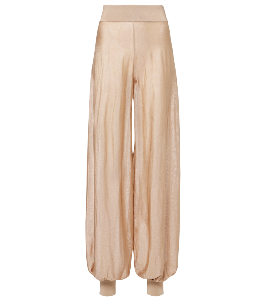 Alaïa Knitted wide-leg pants