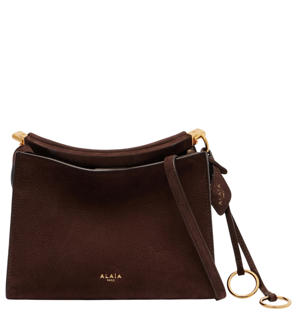 Alaïa Le Click Small suede shoulder bag