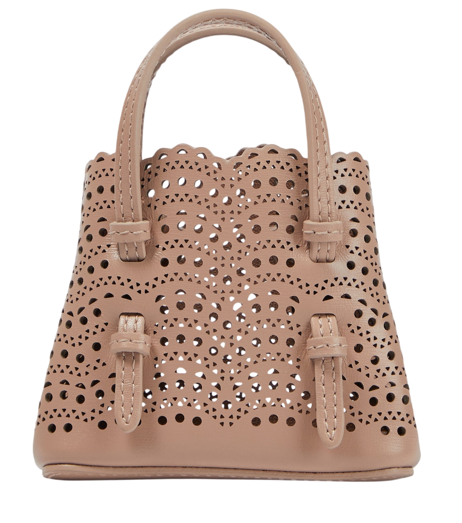 Alaïa Mala transversal de couro Le Mina Mini
