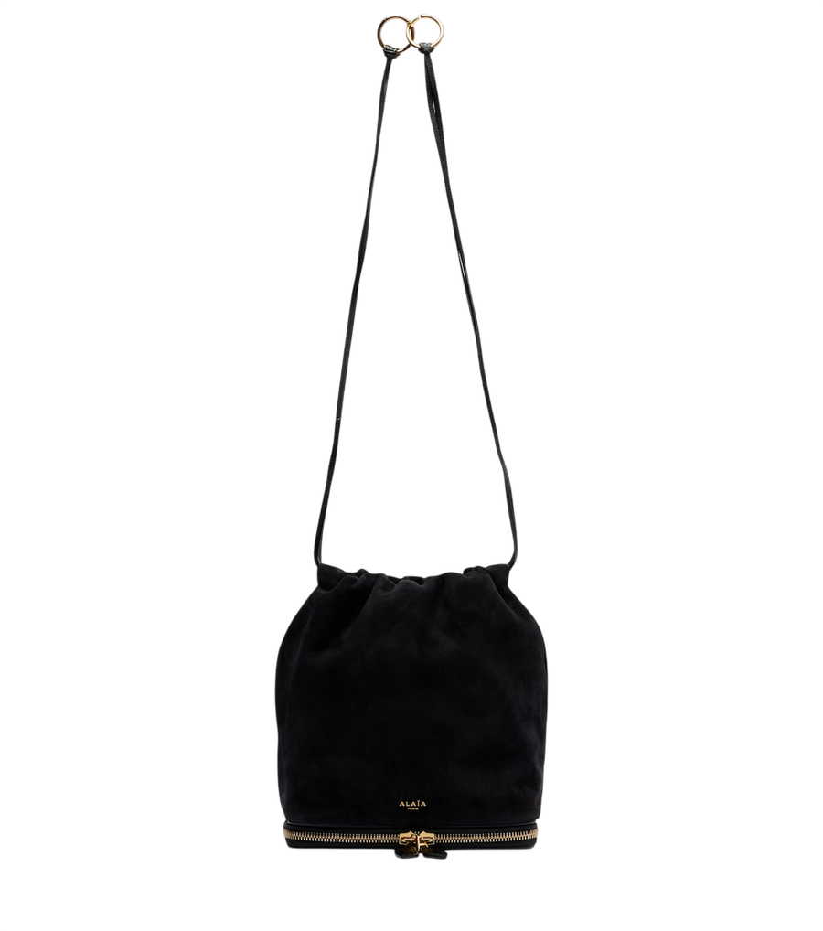 Alaïa Le Pochon suede bucket bag