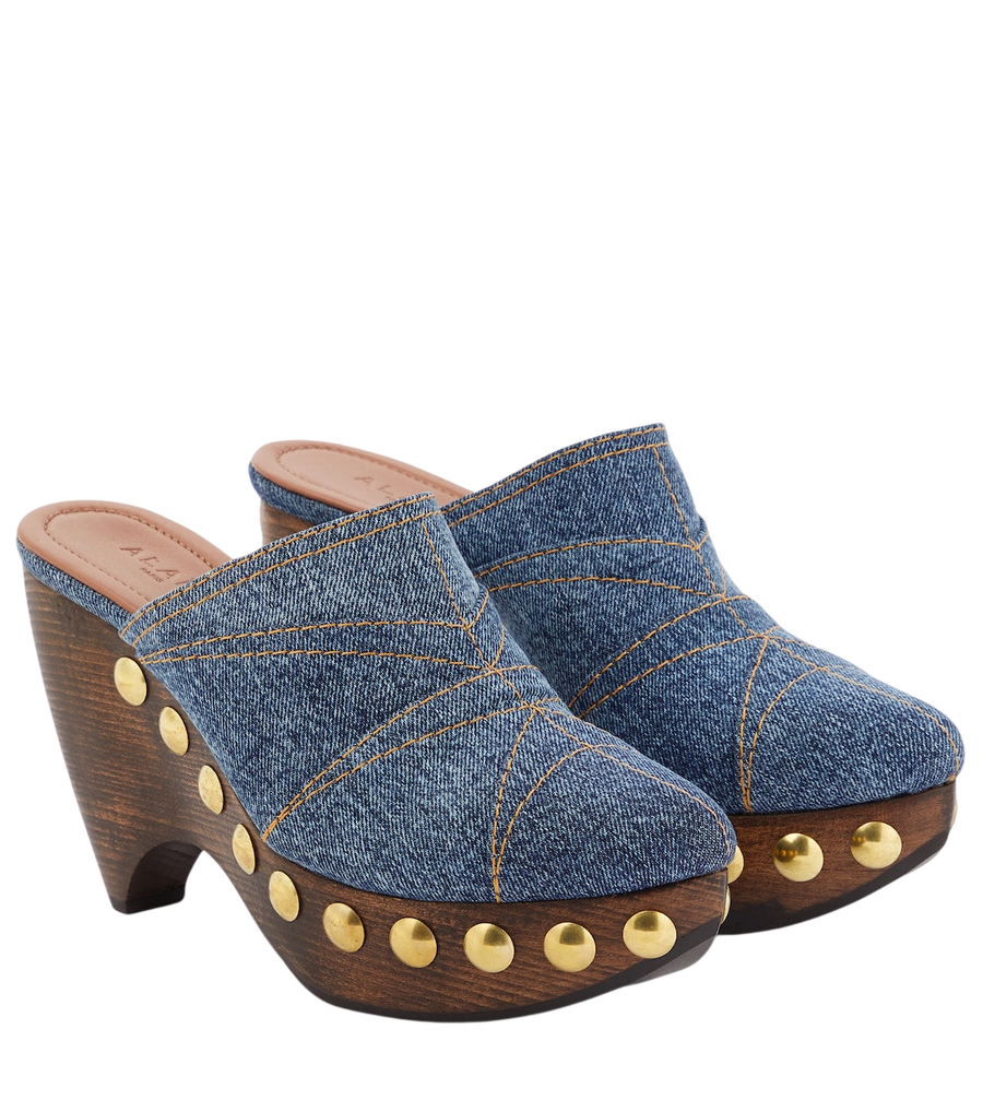 Alaïa Mules Le Sabot em ganga