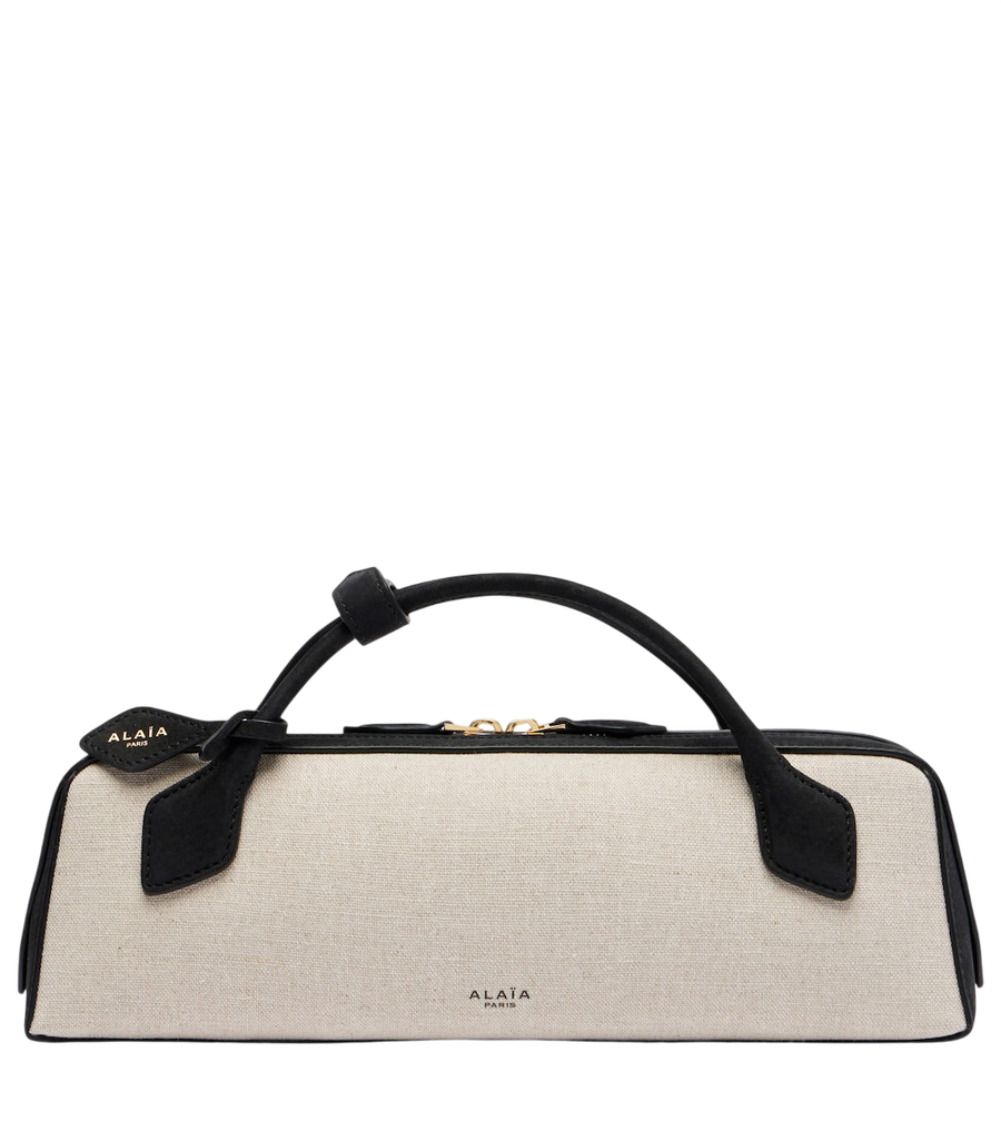 Pochette en toile Alaïa Le Teckel