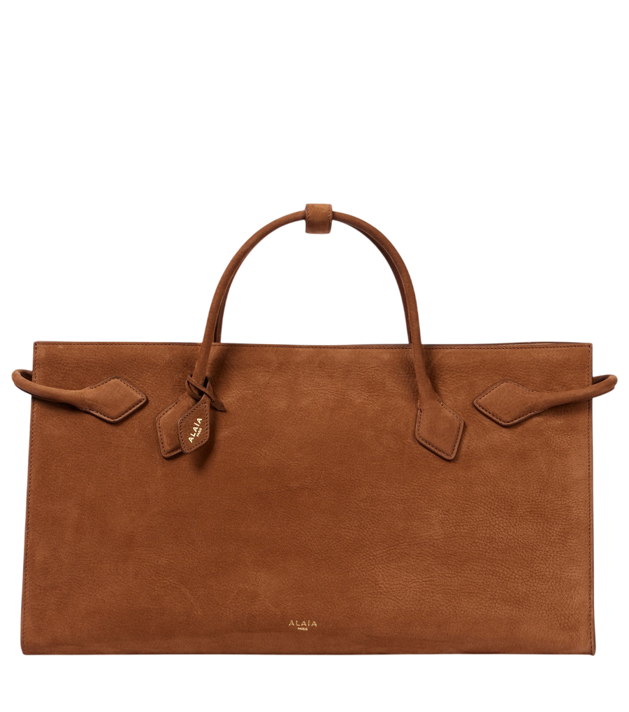 Bolso de mano grande Le Teckel de piel de Alaïa