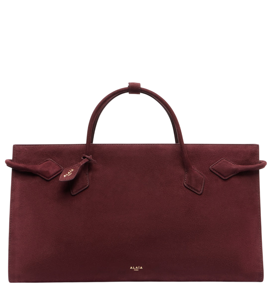 Bolso de mano grande Le Teckel de piel de Alaïa