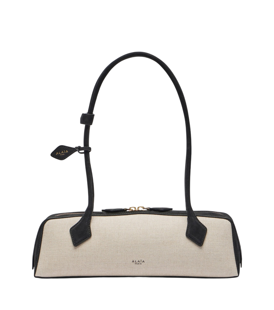 Alaïa Le Teckel Medium canvas shoulder bag