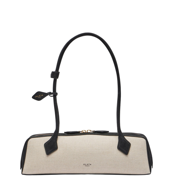 Alaïa Le Teckel Medium canvas shoulder bag