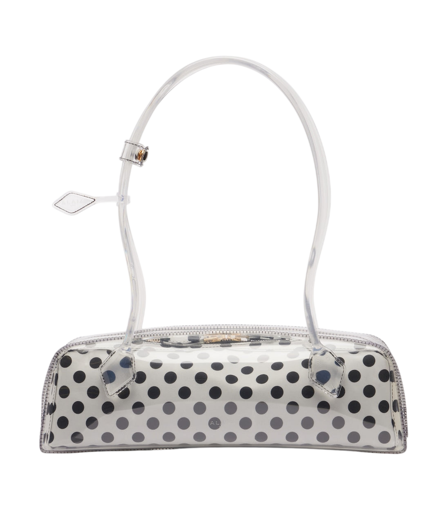 Alaïa Le Teckel Medium polka-dot shoulder bag