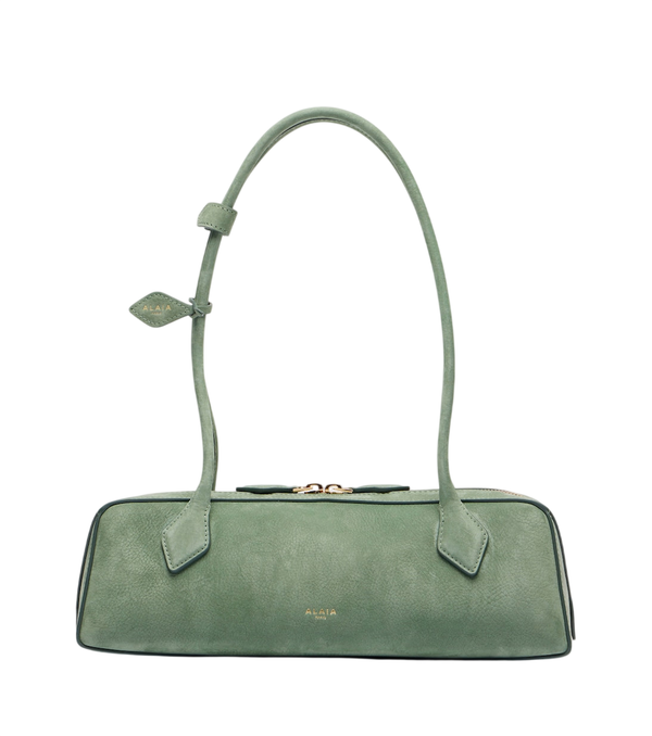Alaïa Le Teckel Medium suede shoulder bag
