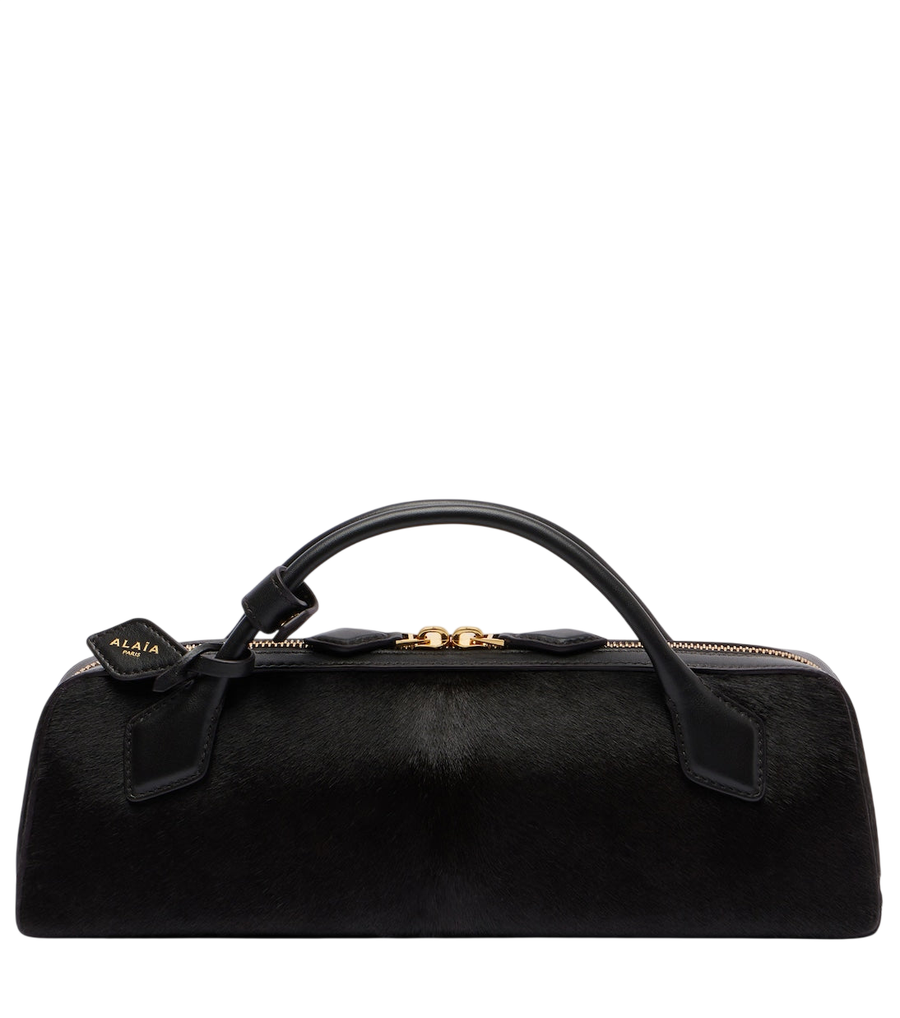 Alaïa Le Teckel Small calf hair clutch