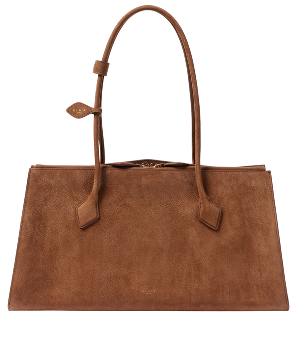 Alaïa Le Teckel suede tote bag