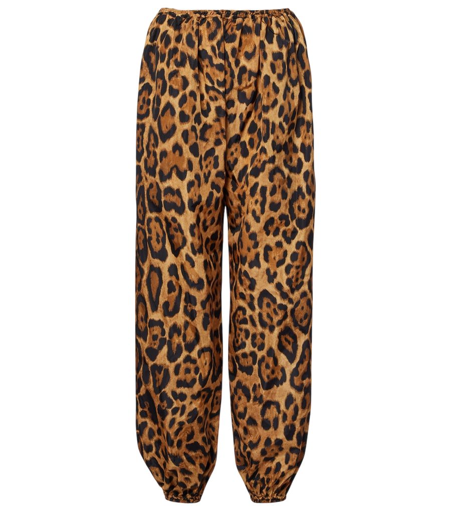 Alaïa Leopard-print tapered pants