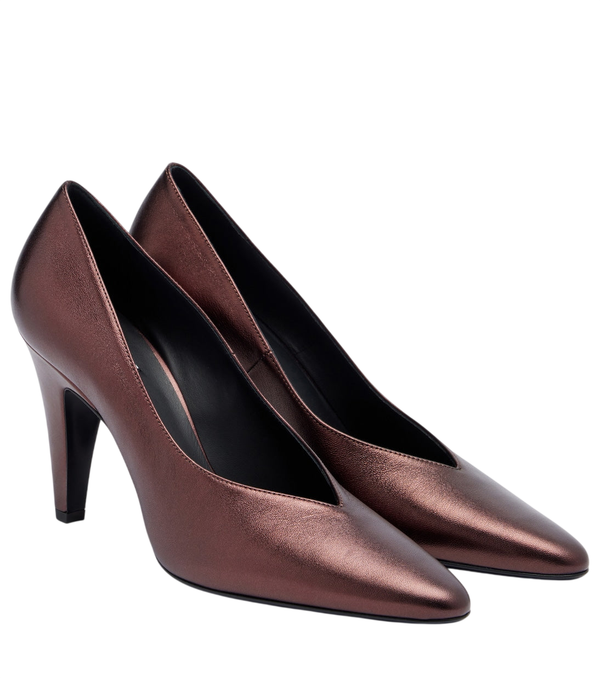 Salones de piel metalizada Alaïa