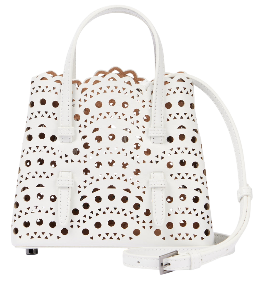 Alaïa Mina 16 Vienne Wave leather top-handle bag
