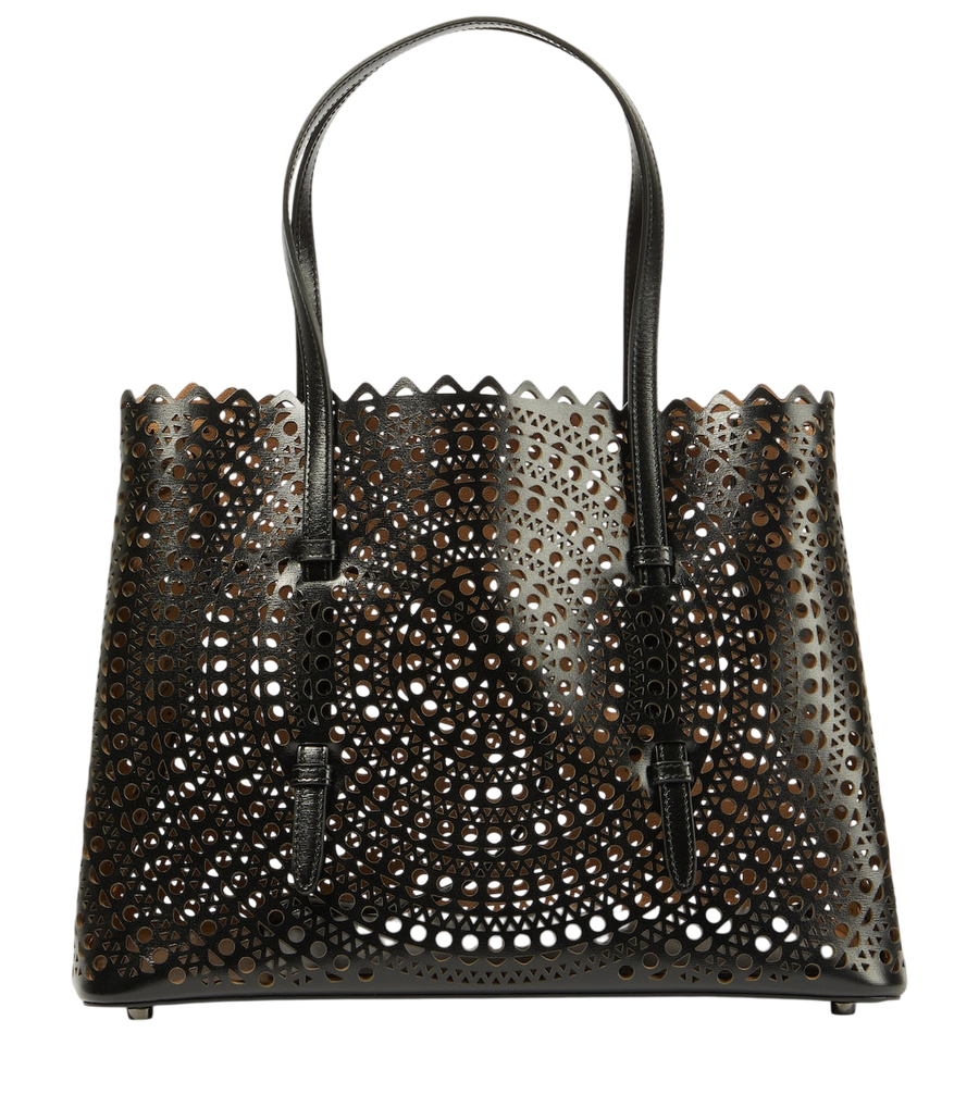 Alaïa Mina 32 New Vienne leather top-handle bag