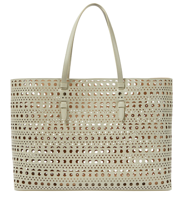 Alaïa Mina 44 Vienne Wave leather tote bag
