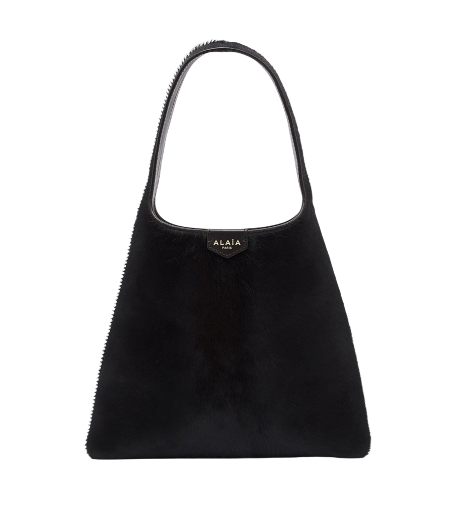 Bolso de mano mini Alaïa de pelo de becerro