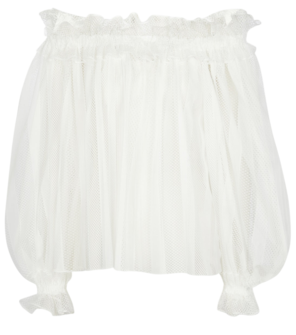 Alaïa Blusa de malha com ombros à mostra