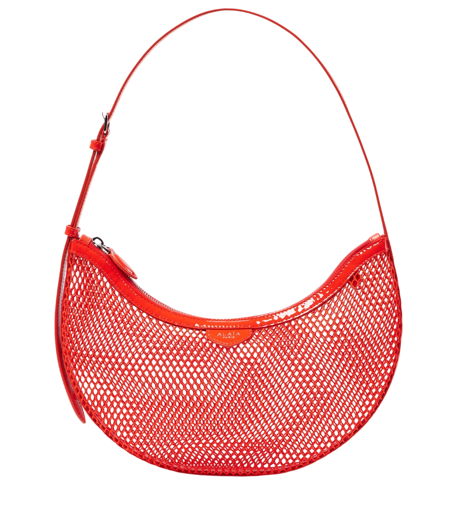 Alaïa One Piece Demi Lune mesh shoulder bag