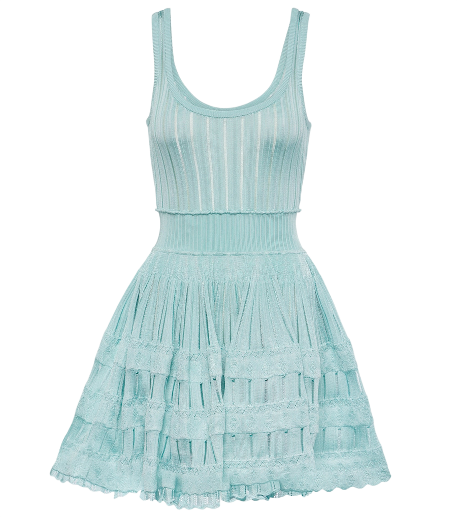 Alaïa Open-knit minidress