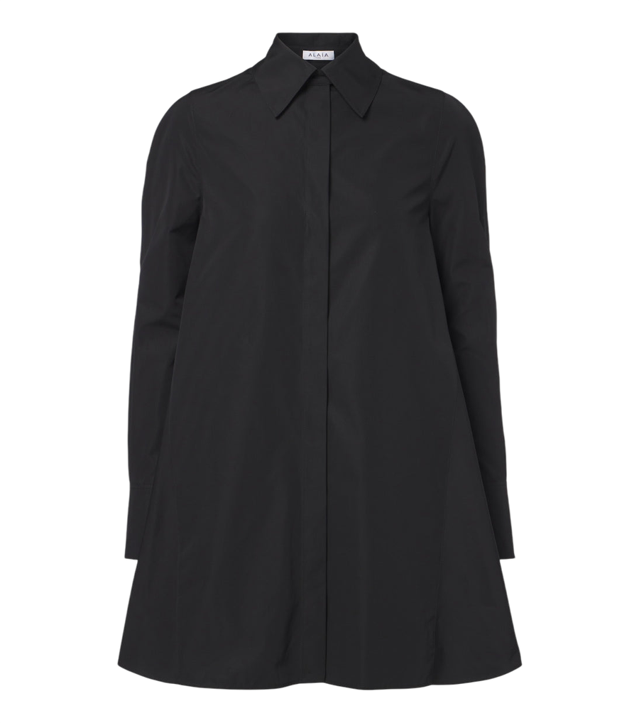 Chemise oversize en popeline de coton Alaïa