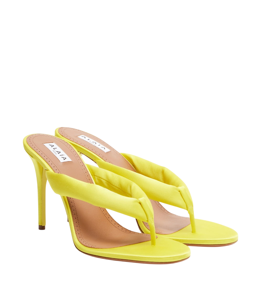 Alaïa Sandali imbottiti in raso