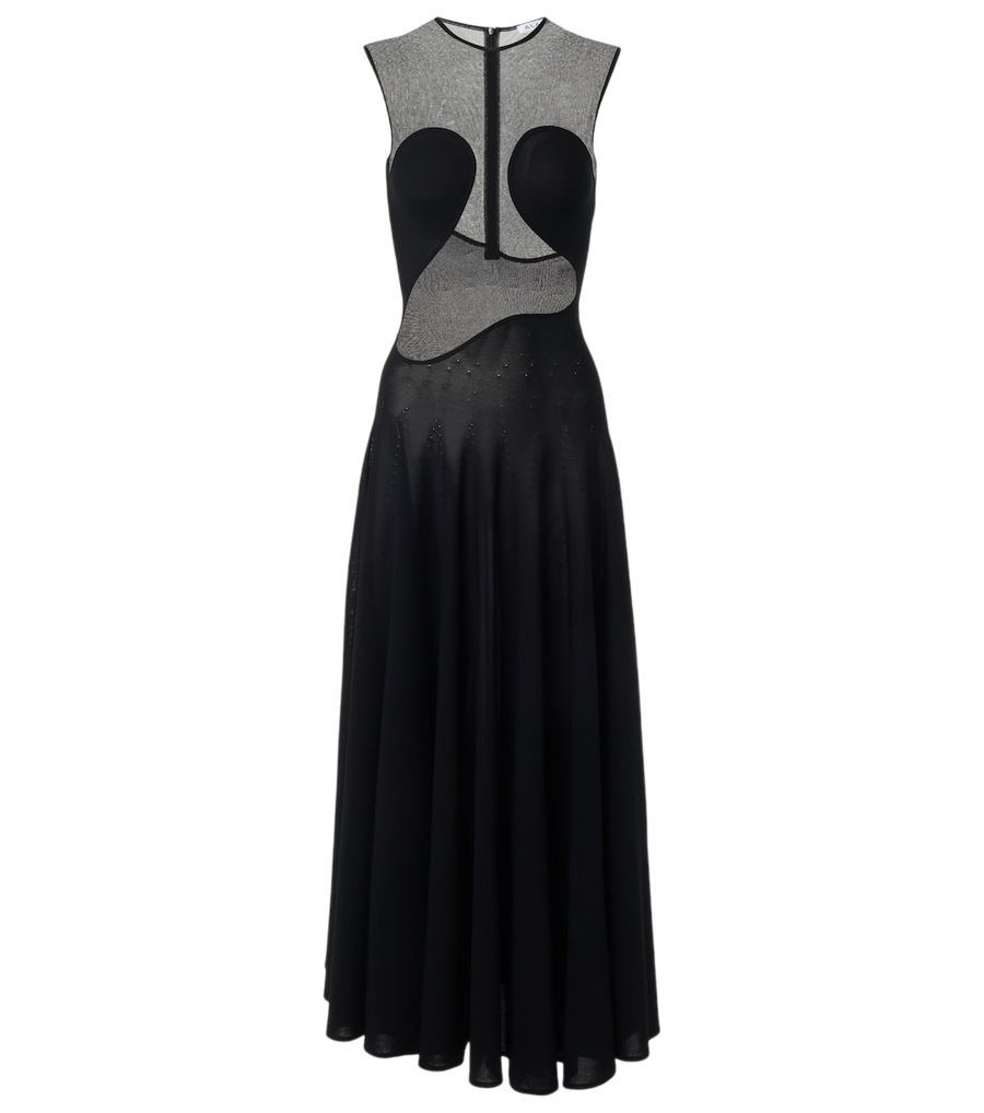 Alaïa Paneled maxi dress