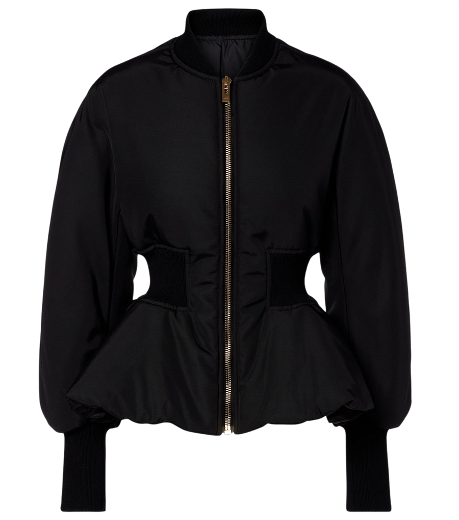 Alaïa Peplum bomber jacket